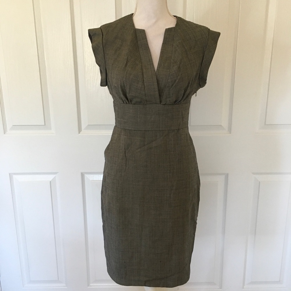 Ted Baker gray dress Sz Ted 2 US 6